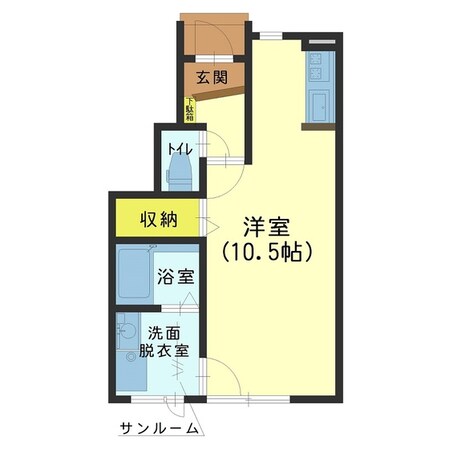 ショコラティエの物件間取画像